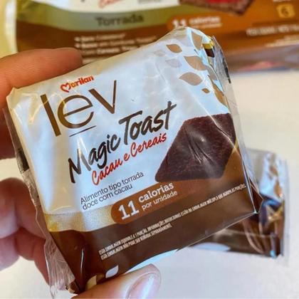 Imagem de Kit C/2 Uni Torrada Lev Magic Toast Cacau E Cereais Marilan 110g Cada