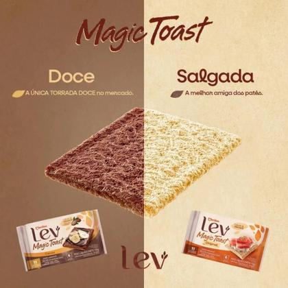 Imagem de Kit C/2 Uni Torrada Lev Magic Toast Cacau E Cereais Marilan 110g Cada