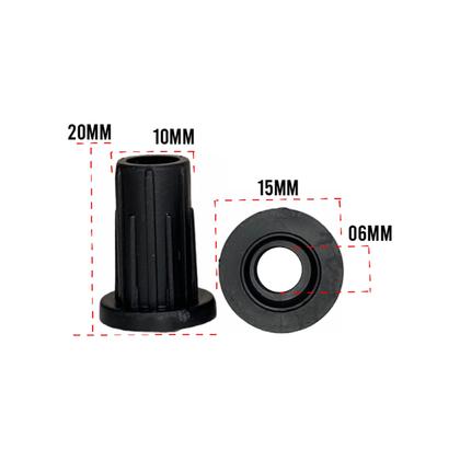 Imagem de Kit C/ 20 Sapata Pé Nivelador Para Móveis com Bucha 10mm Regulavel Para Armario Mesa 