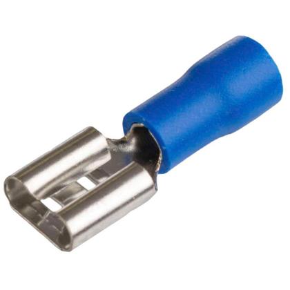 Imagem de Kit C/20 Terminal Fêmea Pré-Isolado Azul 1,5x2,5 mm² Sfor