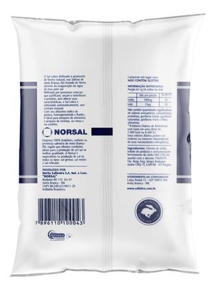 Imagem de Kit c/ 24 Sal marinho refinado Lebre 1 kg