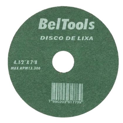 Imagem de Kit C/ 25 Disco Lixa Ferro 4.1/2x7/8 G50 Beltools