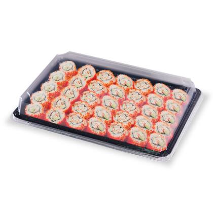 Imagem de Kit C/ 25 Embalagem Descartável Delivery Combinado Sushi G