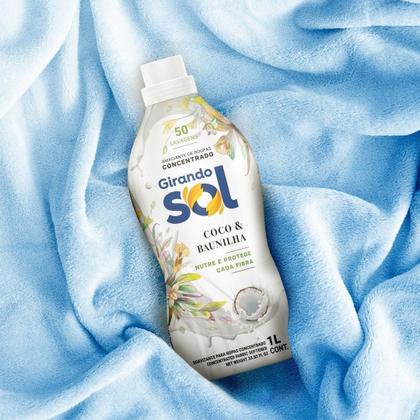 Imagem de Kit c/ 3 Amaciante Coco & Baunilha Girando Sol 1L