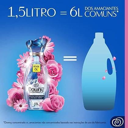 Imagem de Kit c/ 3 Amaciante De Roupas Concentrado 1,5 L Downy Talle