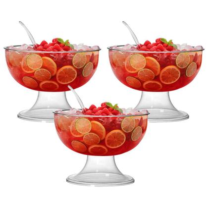 Imagem de Kit C/3 Bomboniere Para Doces Decoração De Festas Acrílico