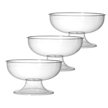 Imagem de Kit c/3 Bomboniere para Doces Decoração De Festas Acrílico