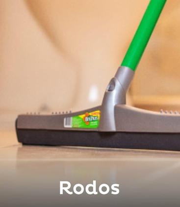 Imagem de Kit c/ 3 Brilhus Rodo Plastico com Cabo Medio