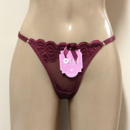 Imagem de Kit c/ 3 Calcinha Fio Dental Renda e String Lut Lingerie