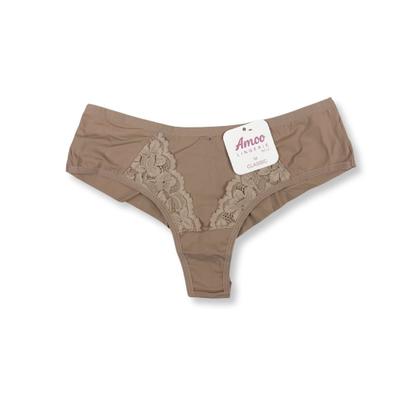 Imagem de Kit c/ 3 Calcinha Fio Duplo de Microfibra Detalhe em Renda Lut