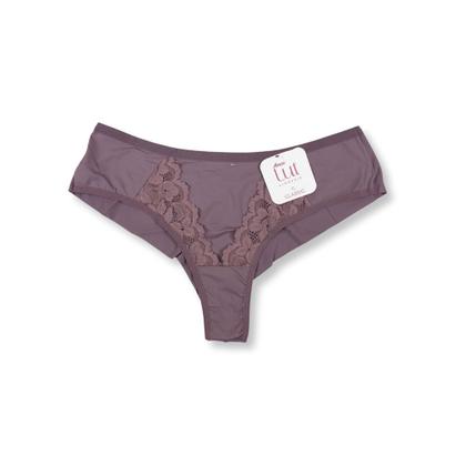 Imagem de Kit c/ 3 Calcinha Fio Duplo de Microfibra Detalhe em Renda Lut