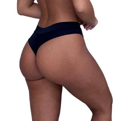 Imagem de Kit C/3 Calcinha Fio Tanga Sem Costura Microfibra Não Marca