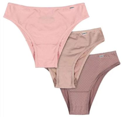 Imagem de Kit c/ 3 Calcinhas Biquini Microfibra Del Rio ref. 51509