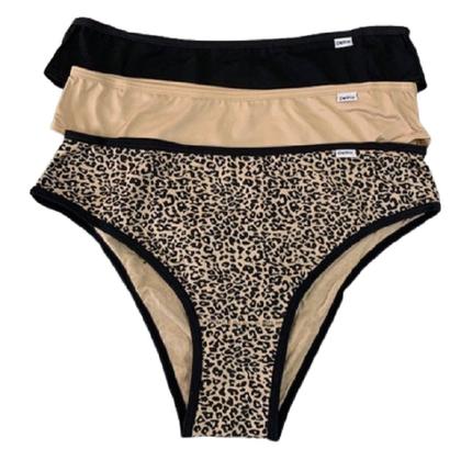 Imagem de Kit c/ 3 Calcinhas Biquini Microfibra Del Rio ref. 51509