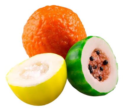 Imagem de Kit c/ 3 Chiclete Fini Salada De Frutas Com Recheio Citrico