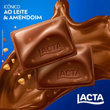 Imagem de Kit c/ 3 Chocolate Lacta Ao Leite Com Amendoim Shot 145g