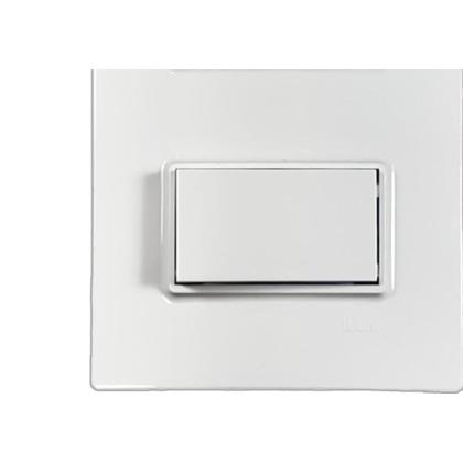 Imagem de Kit C/3 - Conjunto Ilumi Vivaz Branco Com Placa 1 Simples...