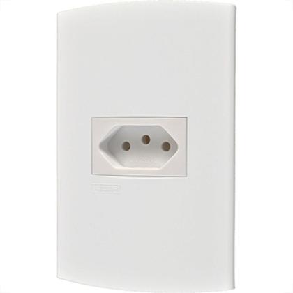 Imagem de Kit C/3 - Conjunto Peesa Alfa 1545 1Tomada 20A Branco