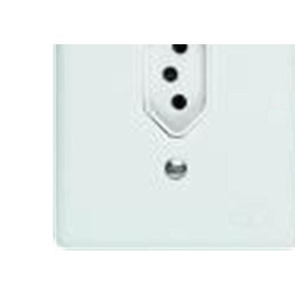 Imagem de Kit C/3 - Conjunto Perlex''Branca''Com Placa(1Tomada 10A) 2311