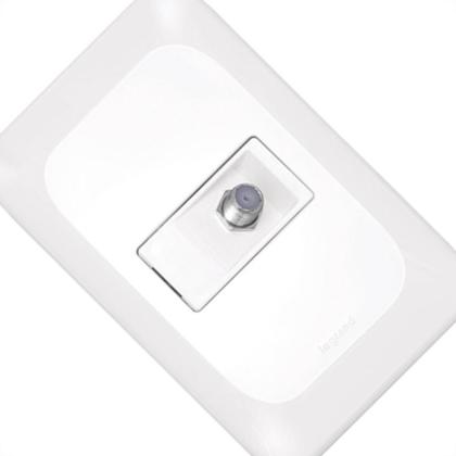 Imagem de Kit C/3 - Conjunto Pial Pop Conector P/Ant.Tv Lgx060 Branco