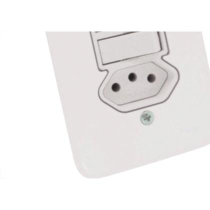 Imagem de Kit C/3 - Conjunto Radial Pollar 1901111 2Pp 1Tomada 10A