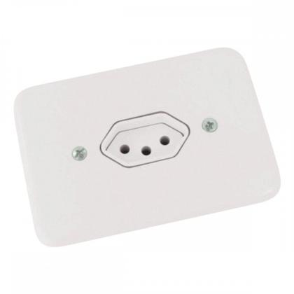 Imagem de Kit C/3 - Conjunto Radial Pollar 1901113 1Tomada 10A