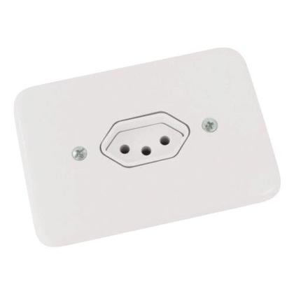 Imagem de Kit C/3 - Conjunto Radial Pollar 1901113 1Tomada 10A