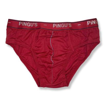 Imagem de Kit c/ 3 Cueca Slip de Poliamida Elástico Reforçado Pingus