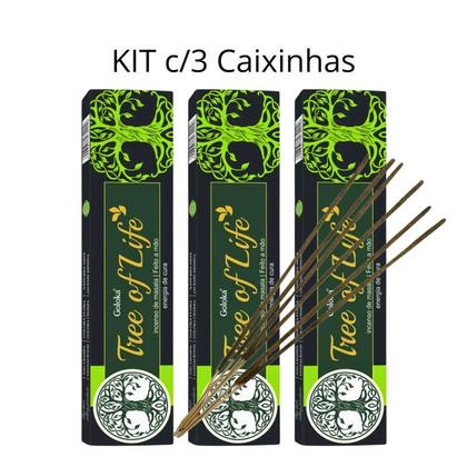 Imagem de KIT C/3 CX'S Incenso Goloka Indiano Vareta Linha BLACK