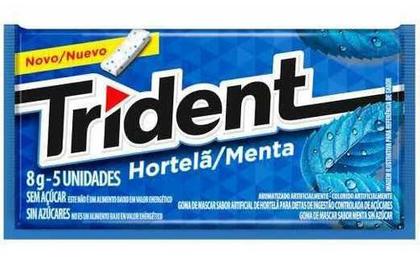 Imagem de Kit C/3 Displays Trident Hortelã/menta 21 Unidades