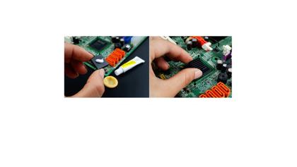 Imagem de Kit C/ 3 Dissipador De Calor Autoadesivo 8.8mm X 8.8mm X 5mm