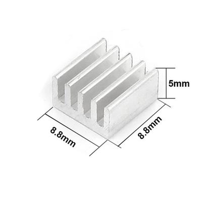 Imagem de Kit C/ 3 Dissipador De Calor Autoadesivo 8.8mm X 8.8mm X 5mm