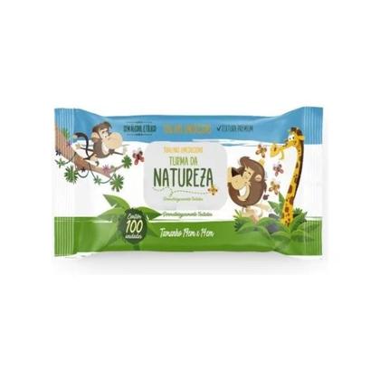 Imagem de Kit C/3 Lenços Umedecido Turma Da Natureza Premium Toalhinha
