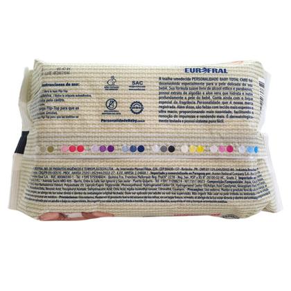 Imagem de Kit C/3 Lenços Umidecidos Personalidade Total Care Bebe 100 Toalhinhas Cada