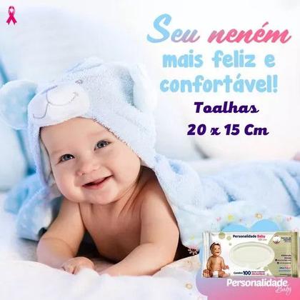 Imagem de Kit C/3 Lenços Umidecidos Personalidade Total Care Bebe 100 Toalhinhas Cada