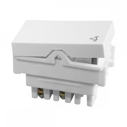 Imagem de Kit C/3 - Modulo Ilumi Vivaz 1 Tecla Campainha 10A. Branc...