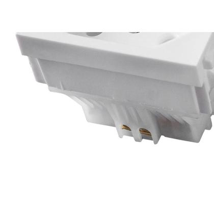 Imagem de Kit C/3 - Modulo Ilumi Vivaz 1 Tomada 20A. Branco 75141