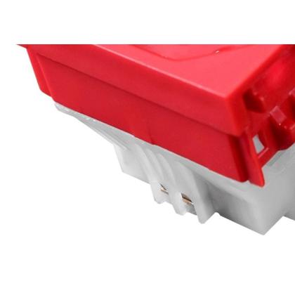 Imagem de Kit C/3 - Modulo Ilumi Vivaz 1 Tomada 20A. Vermelha 75142