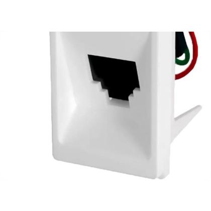 Imagem de Kit C/3 - Modulo Pial Pop Branco Tomada Telefone Rj11 - L...