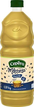 Imagem de Kit c/ 3 Mostarda Amarela Cepera Garrafa 1kg