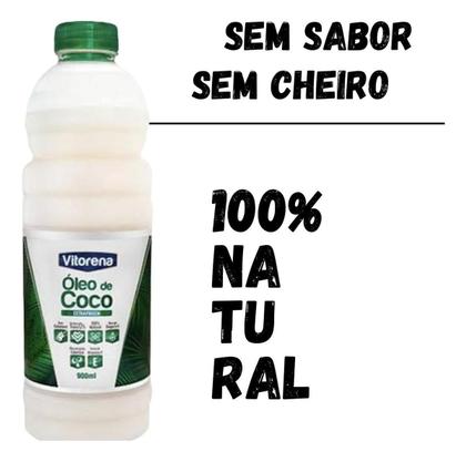 Imagem de Kit c/ 3 Oleo de extra virgem coco Vitorena garrafa sem