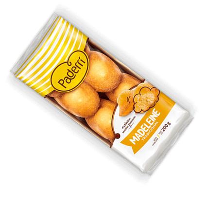 Imagem de Kit c/3 Pacotes de Madeleine Paderri 200G - Tradicional