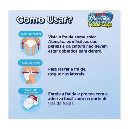 Imagem de Kit c/ 3 pacotes Fralda Calça Descartável MamyPoko Superproteção G