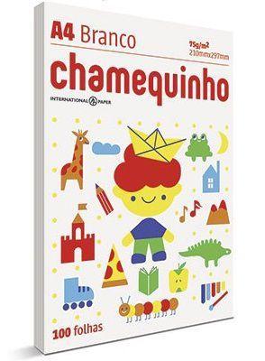 Imagem de Kit c/3 Papel Sulfite A4 100fls Chamequinho Escritório Office