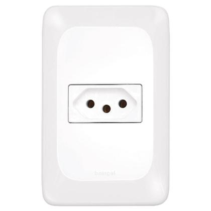 Imagem de Kit C/3 - Pial Conjunto  Pop 4X2 1 Tomada  10A Lgx30