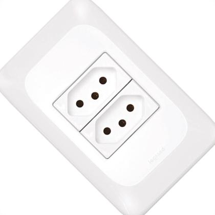 Imagem de Kit C/3 - Pial Conjunto  Pop 4X2 2 Tomada 10A Lgx303