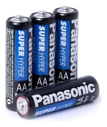 Imagem de Kit c/ 3 Pilha Panasonic Comum AA 4 Unidades