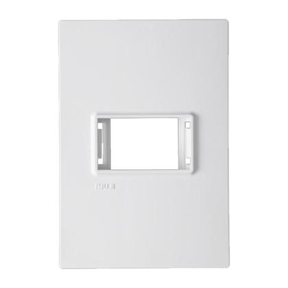 Imagem de Kit C/3 - Placa Conjunto Modular Ilumi Vivaz 4X2 - 1 Modu...