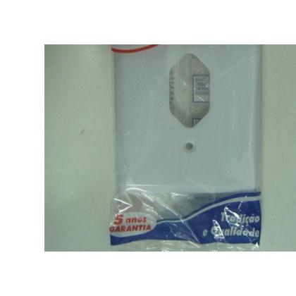 Imagem de Kit C/3 - Placa Perlex Branca 4X2 (1 Tomada) 23Pl1T