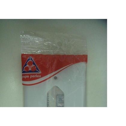 Imagem de Kit C/3 - Placa Perlex Branca 4X2 (1 Tomada) 23Pl1T